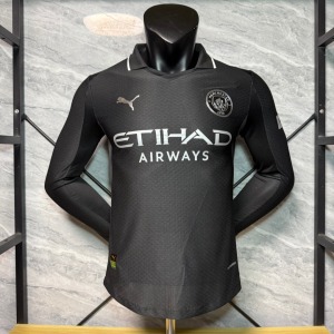 Manchester City Bortatröja 2025/26 Långa ärmar
