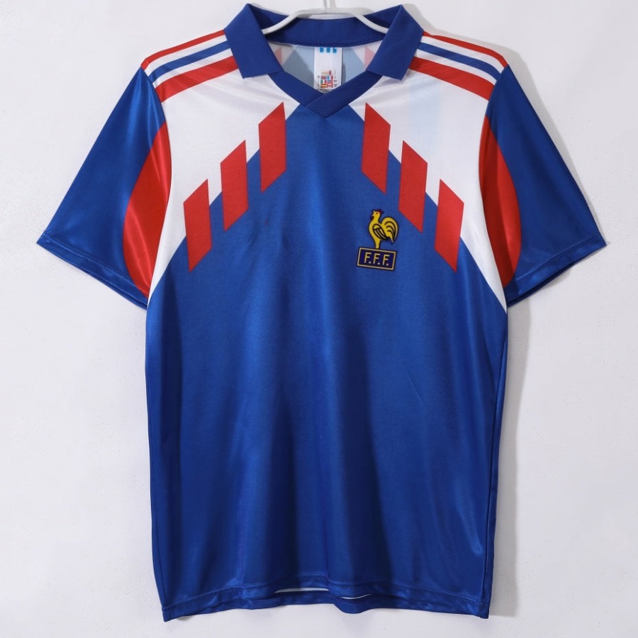 Frankrike Hemmatröja Retro 1990