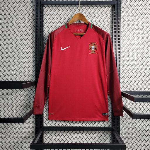Maillot Portugal Rétro 2016 Manches Longues