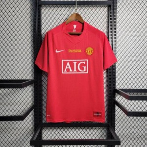 Fotbollströja Manchester United Hemma 2007-08