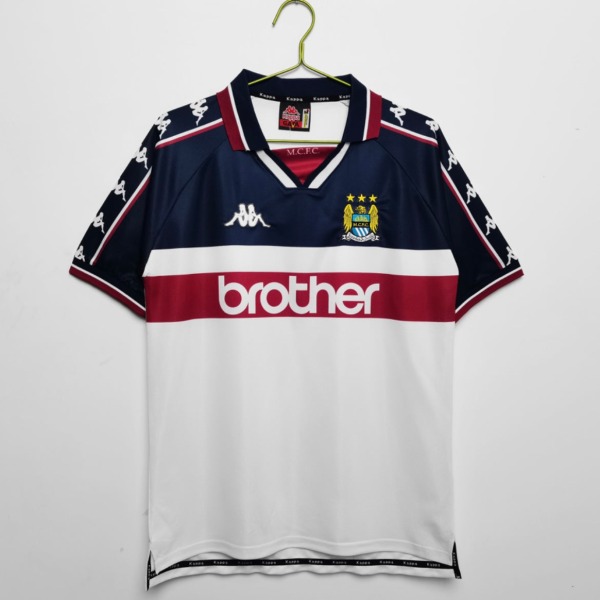 Fotbollströja Manchester City Borta 1997/98