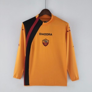 AS Roma-tröja 2005/06 Hemma Långa Ärmar
