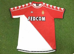 Fotbollströja AS Monaco Hemma 1999/2000