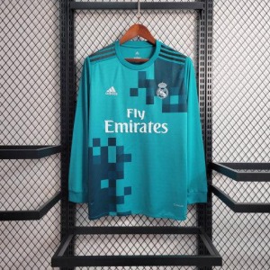 Real Madrid Tröja 2017-2018 Långa Ärmar Retro