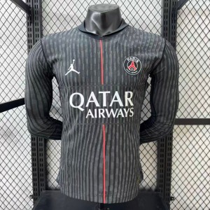 Fotbollströja PSG 2025/26 Fjärde Långa Ärmar
