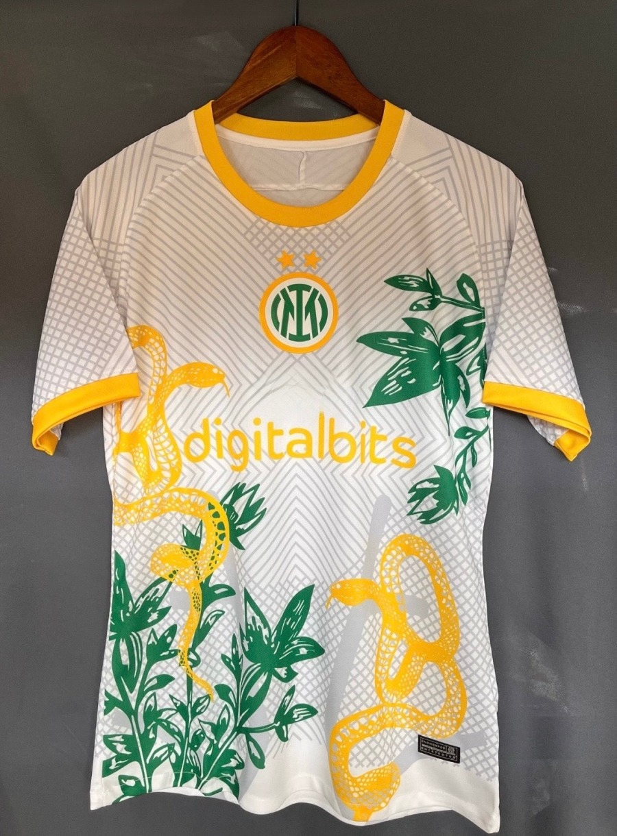 Fotbollströja Inter Milan 24/25 Vit Special Orm
