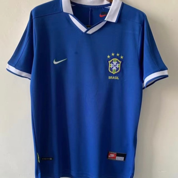 Fotbollströja Brasilien Borta 1998