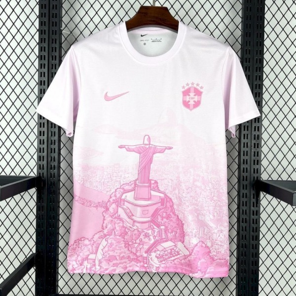 Fotbollströja Brasilien 25/26 Rosa Specialutgåva