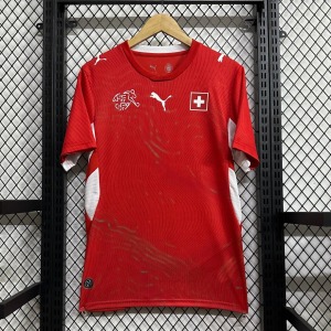 Fotbollströja Schweiz Hemma 2025/26