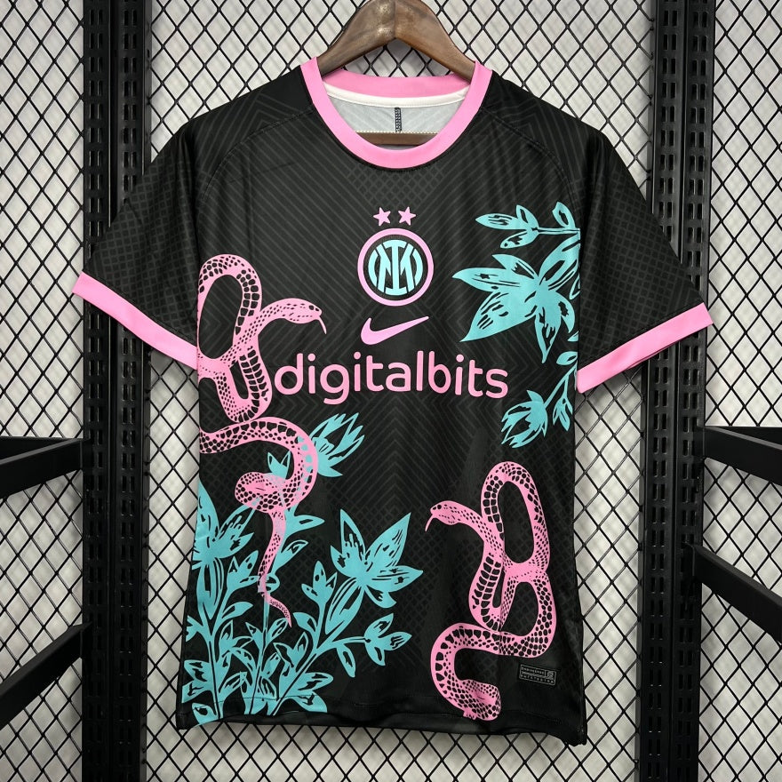 Fotbollströja Inter Milan 24/25 Röd Orm