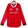 Fotbollströja Manchester United Hemma 1999-2000 Långa Ärmar