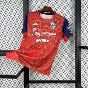 Fotbollströja Cagliari 2025-26 Herr Barn Fotboll