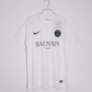 Fotbollströja PSG Retro Vit 2020
