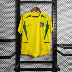 Fotbollströja Brasilien Retro 2002