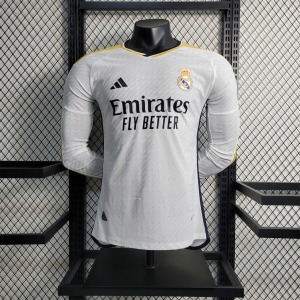 Fotbollströja Real Madrid 2023-24 Lång Ärm