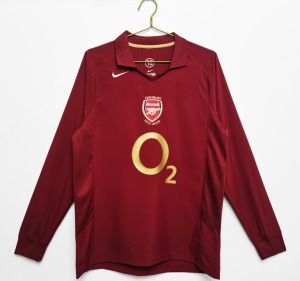 Arsenal 2005/06 Hemmatröja Långa Ärmar