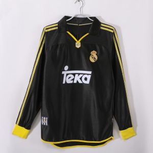 5aa220a43ddf19e182e9d780cadc465c.jpg Real Madrid Bortatröja 1999-2001 Långa Ärmar