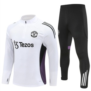 Fotbollströja Manchester United Vit 2025/26