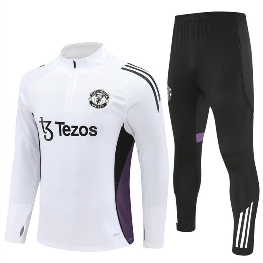 Fotbollströja Manchester United Vit 2025/26
