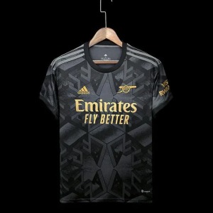 Fotbollströja Arsenal Säsongen 2022-2023 Borta Svart