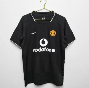 Fotbollströja Manchester United 2003/04 Bortatröja