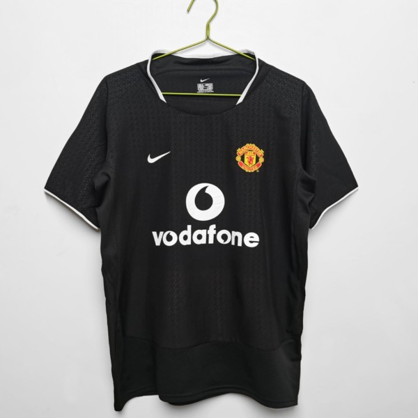 Fotbollströja Manchester United 2003/04 Bortatröja