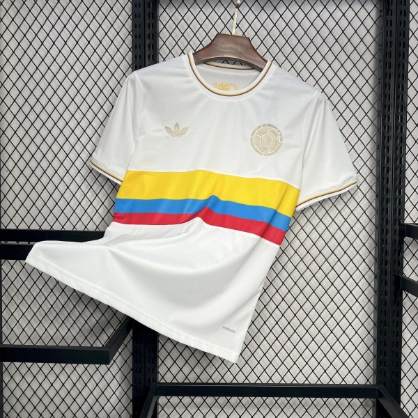 Fotbollströja Colombia 100-årsjubileum 2024/25