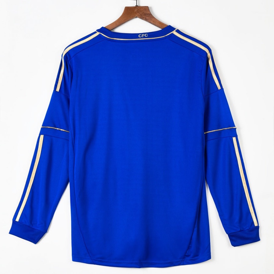 Fotbollströja Chelsea Hemma Retro Långa Ärmar 2012-2013