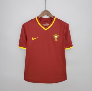 Fotbollströja Portugal Hemmatröja 2000