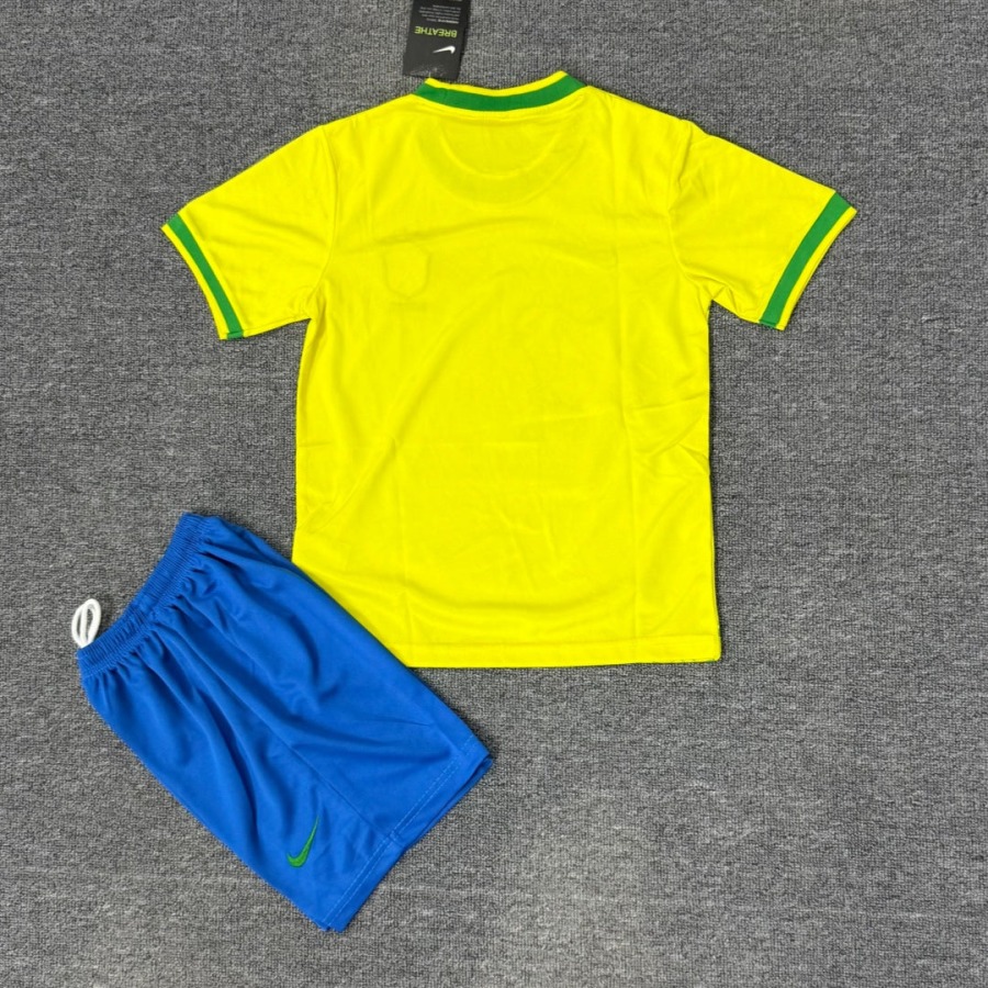 Fotbollströja Brasilien 25/26 Barn Bird Yellow