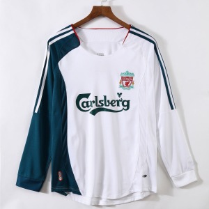 Liverpool Bortatröja Långa Ärmar 2006-2007