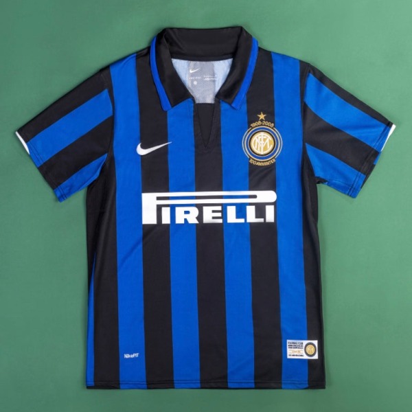 Fotbollströja Inter Milan 2007/08 Hemma