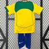 Fotbollströja Brasilien Barn Retro 2004