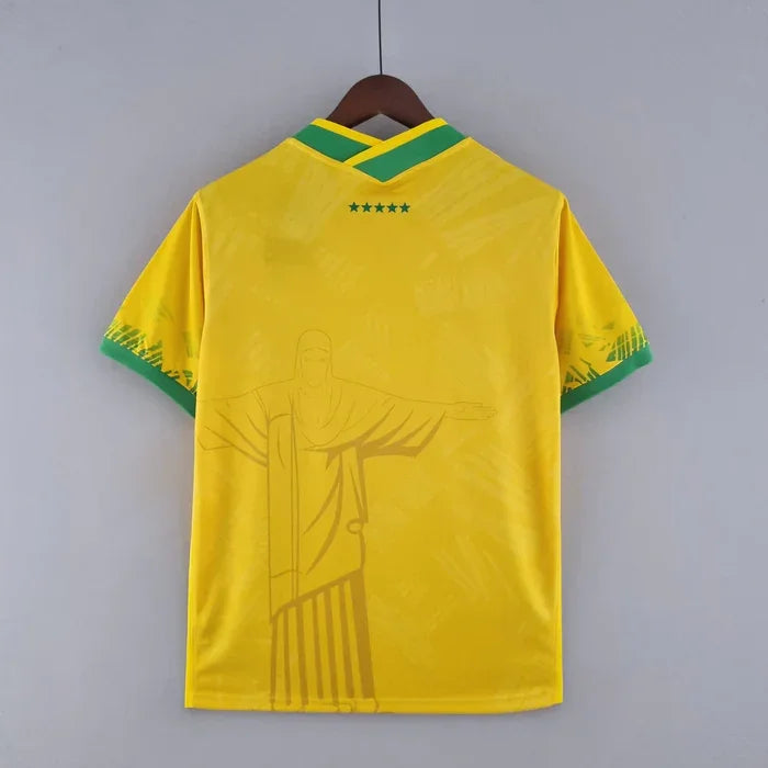 Fotbollströja Brasilien 2022 Specialutgåva Gul