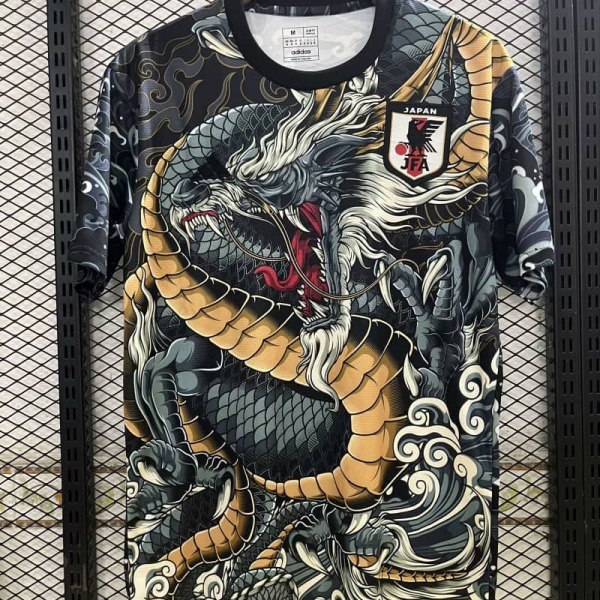 Fotbollströja Japan 24/25 Svart Premium