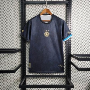 Fotbollströja Argentina 2023-24 La Pulga Svart Special Edition