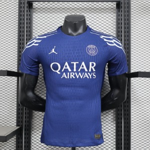 Fotbollströja PSG 24/25 Blå Player Edition