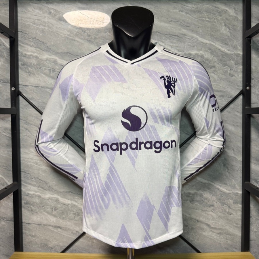 Maillot Manchester United Extérieur 25/26 Manches Longues