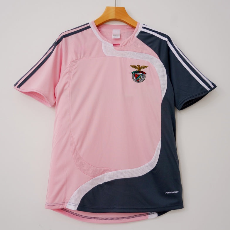 Fotbollströja Benfica 2007-2008 Rosa Retro