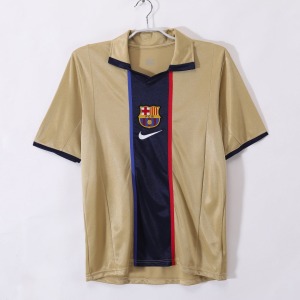 Barcelona Bortatröja 2001-2002 Retro