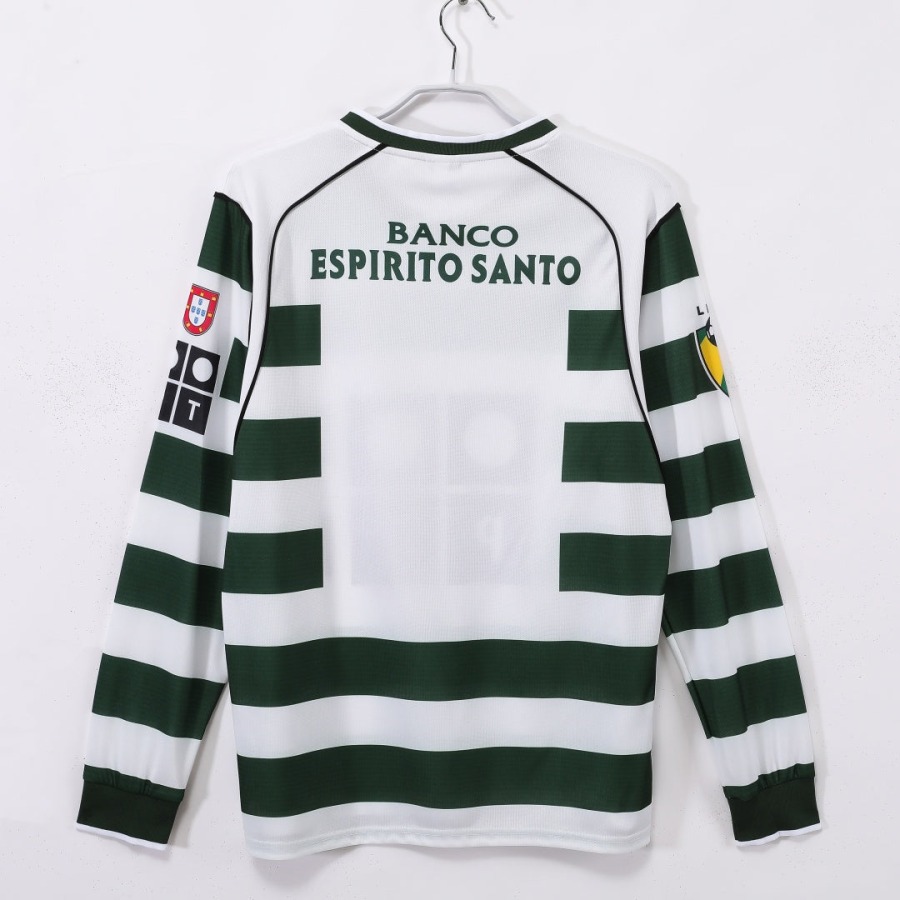 Maillot Sporting CP Domicile 2001-2003 Manches Longues