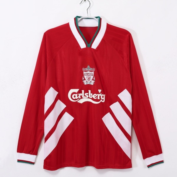 Fotbollströja Liverpool Hemma Långa Ärmar 1993-1995