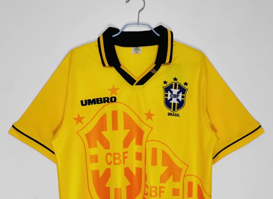 Fotbollströja Brasilien 1994 Hemma
