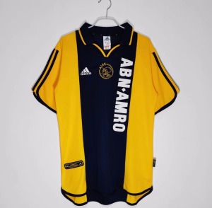 Fotbollströja Ajax Amsterdam 2000/01 Borta