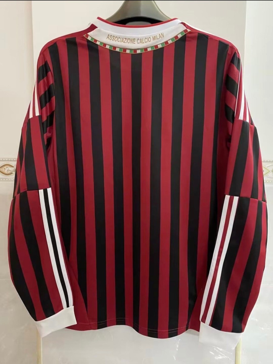 Maillot AC Milan Domicile Manches Longues 2011/12