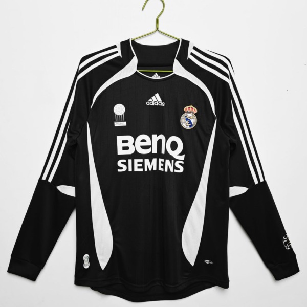 Fotbollströja Real Madrid Bortatröja Långa Ärmar 2006/07