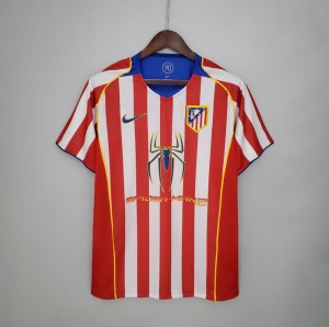 Fotbollströja Atlético Madrid hemma 2004/05