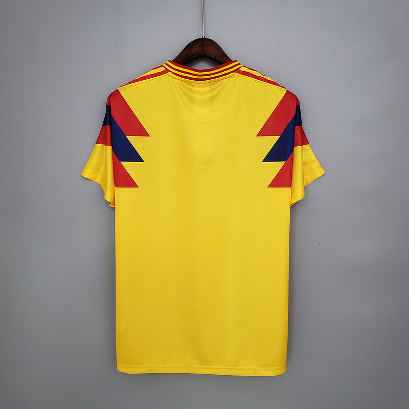 Fotbollströja Colombia Hemmatröja Retro 1990