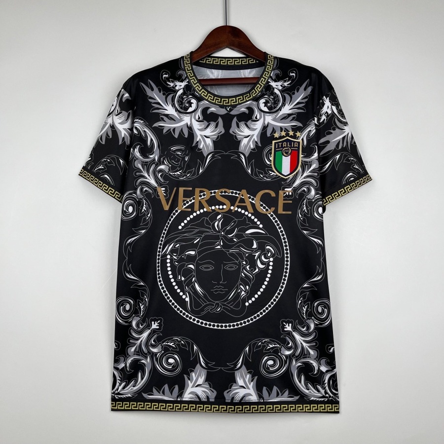 Maillot Italie Concept Noir Doré 2023 2024