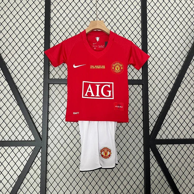 Fotbollströja Barn Manchester United Retro 2008